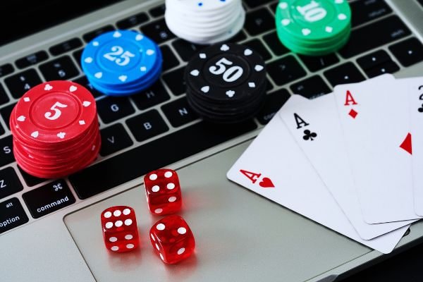 Account safety and privacy panel beside live casino content for adults